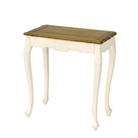 Mesa de Centro de Cristal Marin Blanca