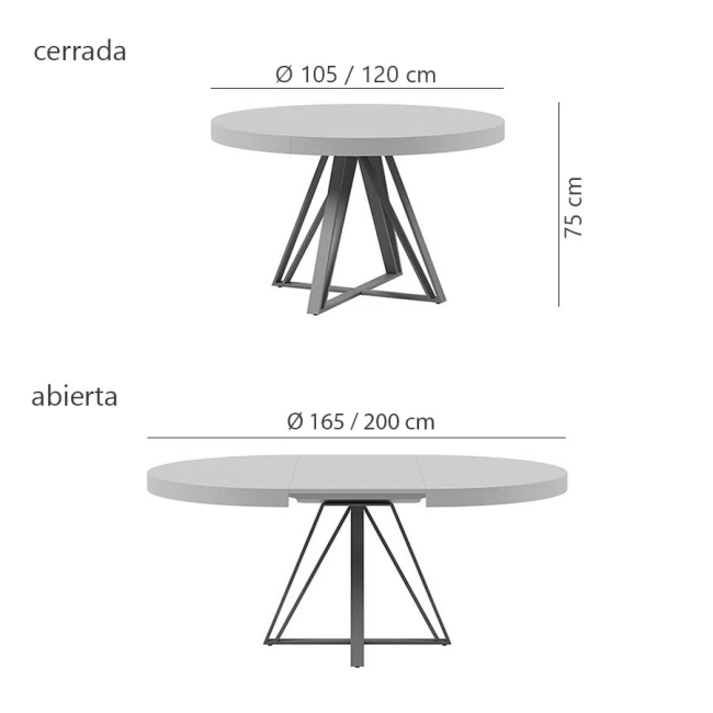 Mesa de comedor Rail