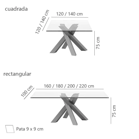 Mesa de comedor Ural