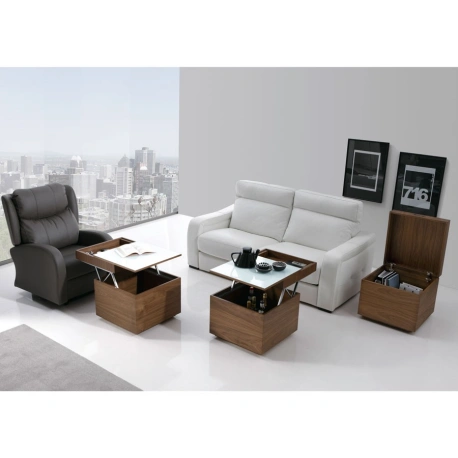 Mesa de centro Kubo elevable y extraíble