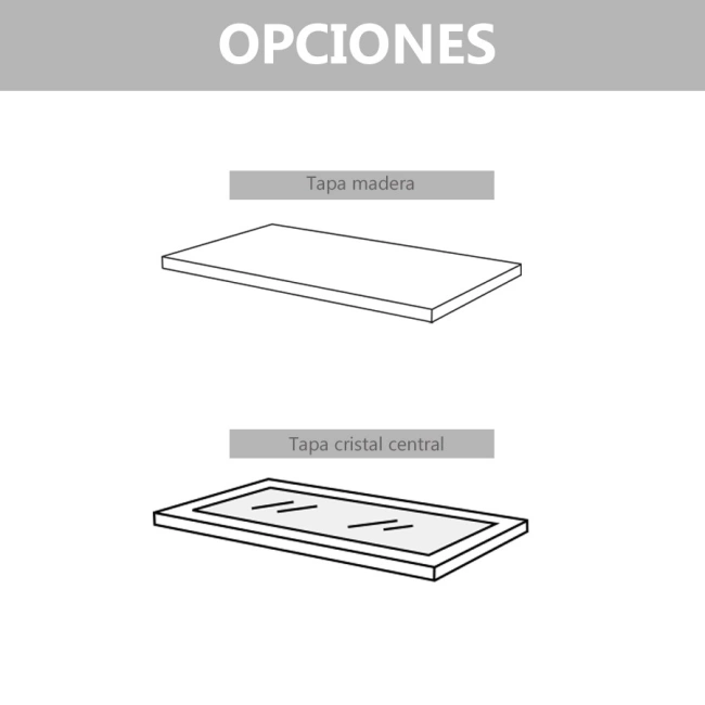 Mesa de centro Nogal