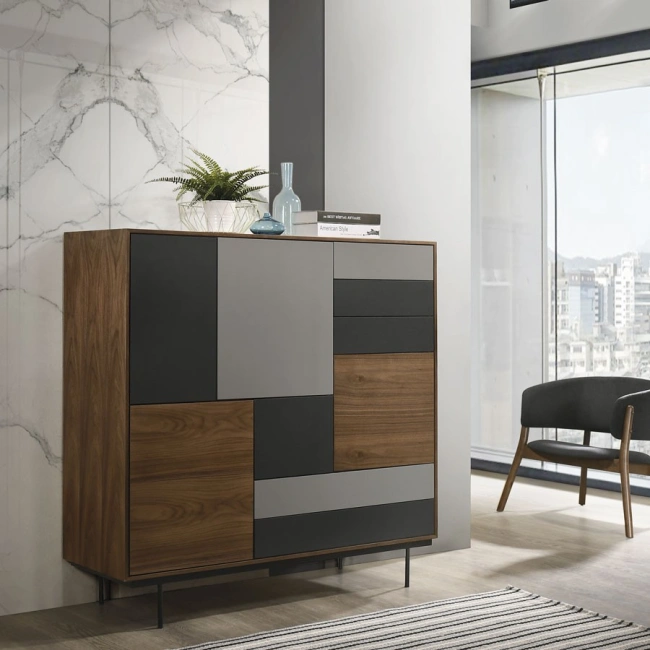 Mesa de centro Riga c/cajones