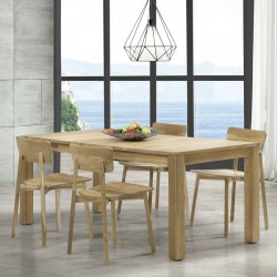 Mesa de comedor + 4 sillas Fiordo