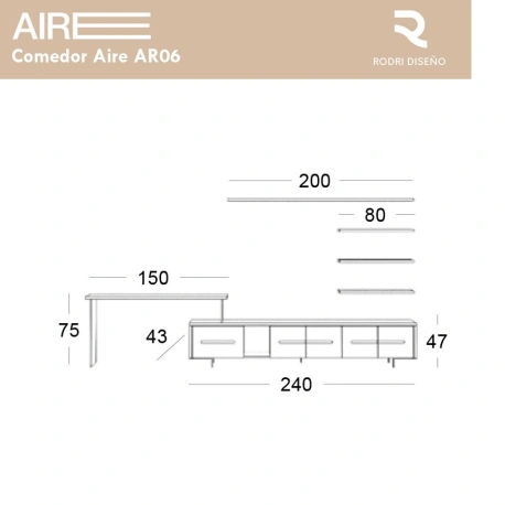 Comedor Aire AR06