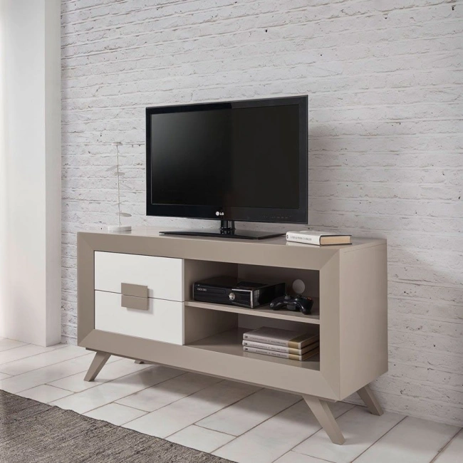 Mueble TV Cloe Málaga con patas