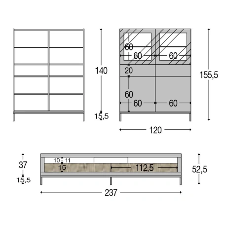 Comedor Qubic 2.0 63-64