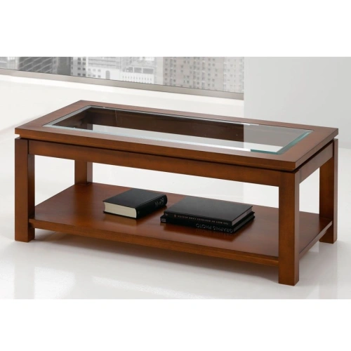 Mesa Centro Elevable Nogal