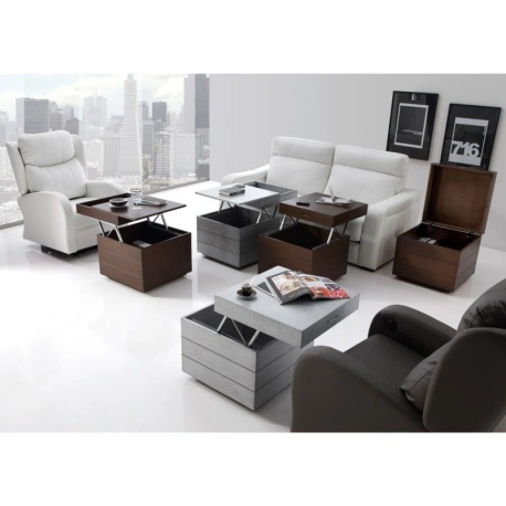 Mesa de centro elevable y extraible  mod. 190