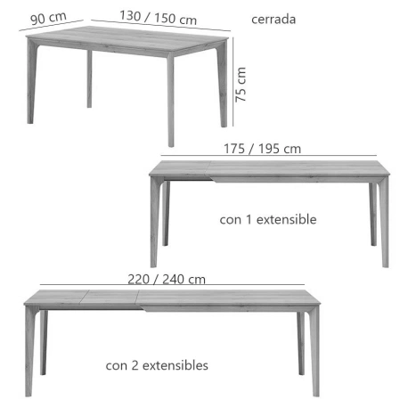 Mesa de comedor Amber